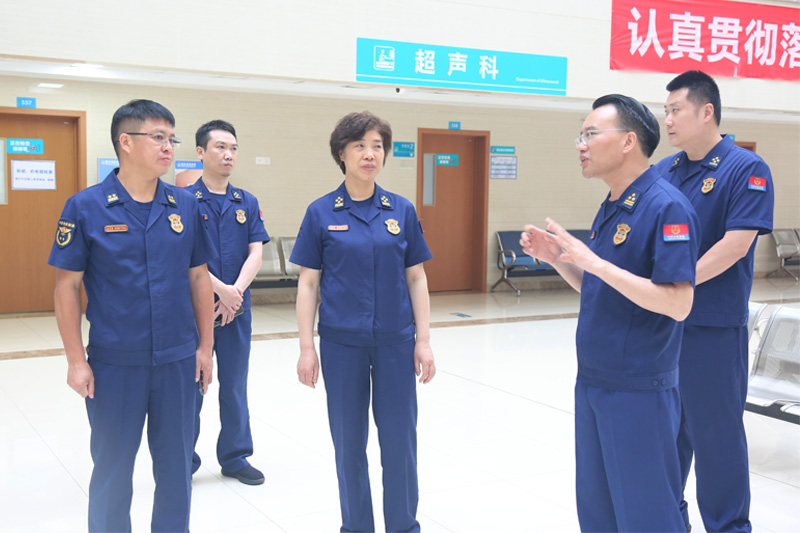 国家消防救援局特种灾害救援司调研职业健康中心工作